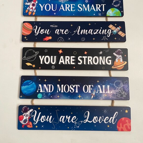 Positive Affirmation Signs Wall Hanging - Picture 2 of 6
